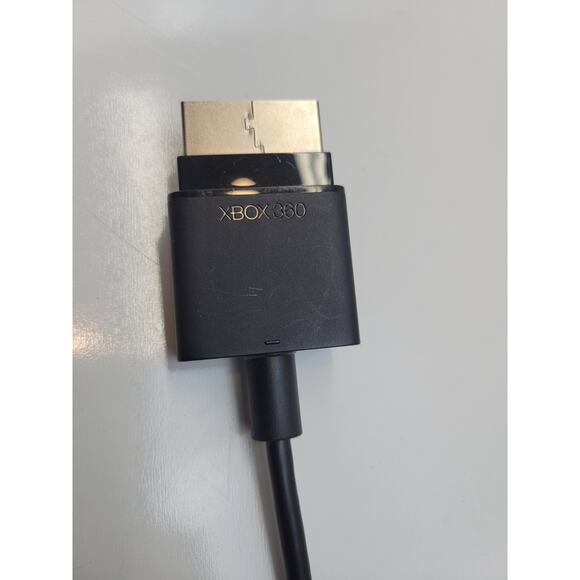 Official OEM Microsoft Xbox 360 AV Composite Audio/Video Cable RCA 6 Ft Fast - Picture 5 of 6